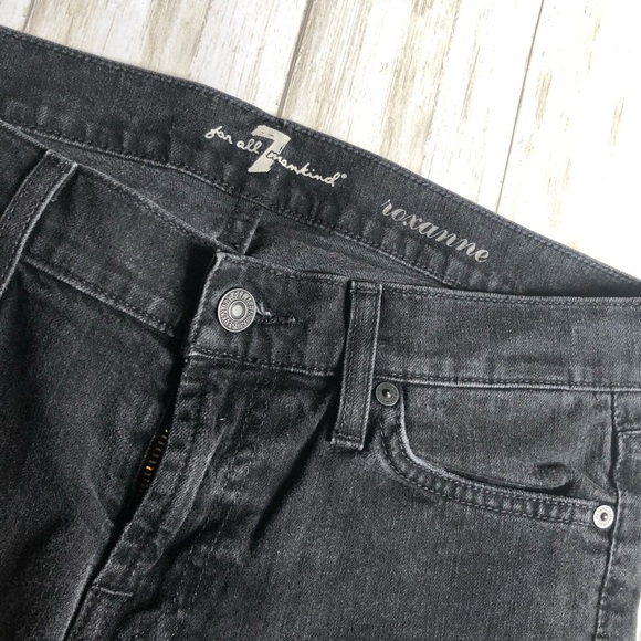 💚7 for all mankind Roxanne black jeans - Picture 2 of 4